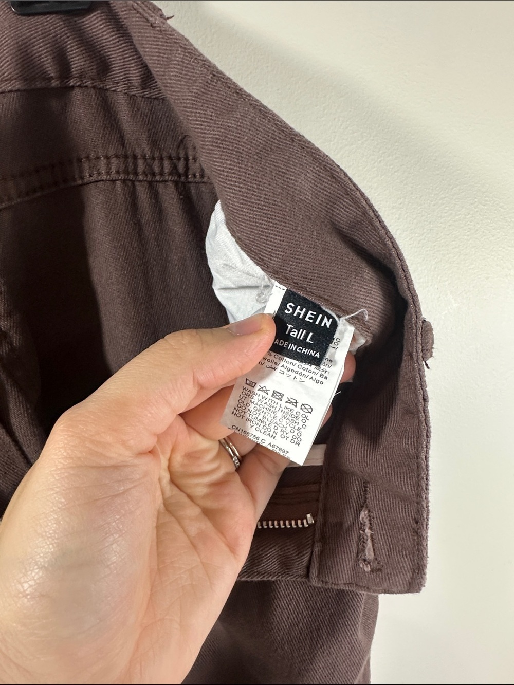 Woman’s Brown Cargo Pants - Durable Utility Style - Picture 6 of 6